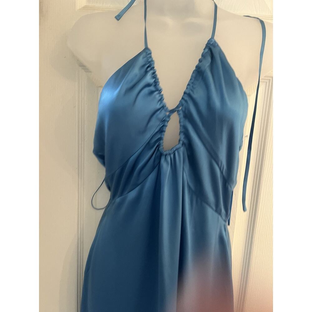 Reformation Antoni Keyhole Silk Midi Dress 8 - Picture 3 of 4